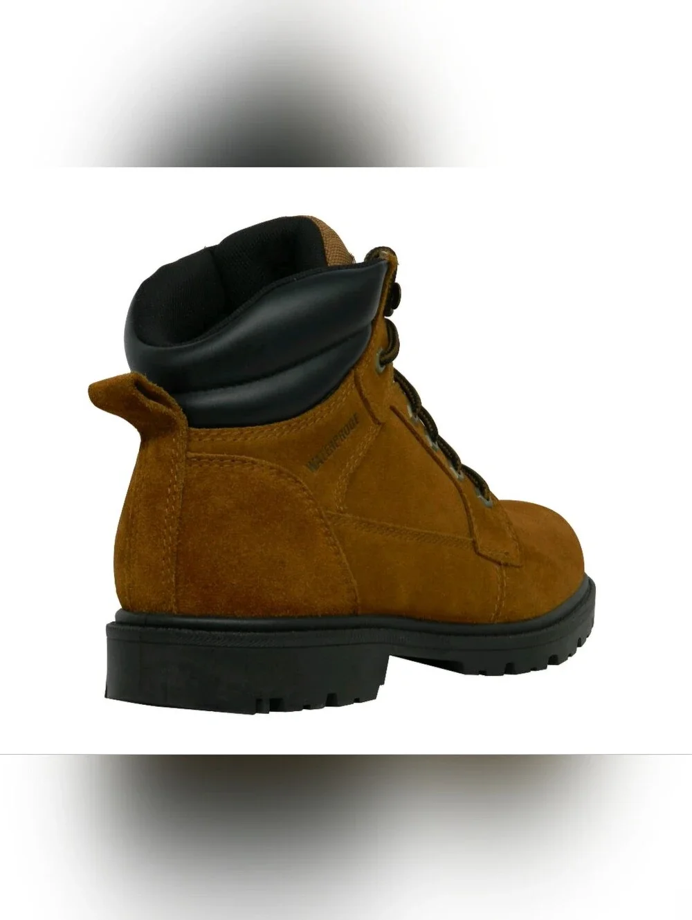 Brahma Bravo Men’s Waterproof Soft Toe Work Boots Brown Wide NWT